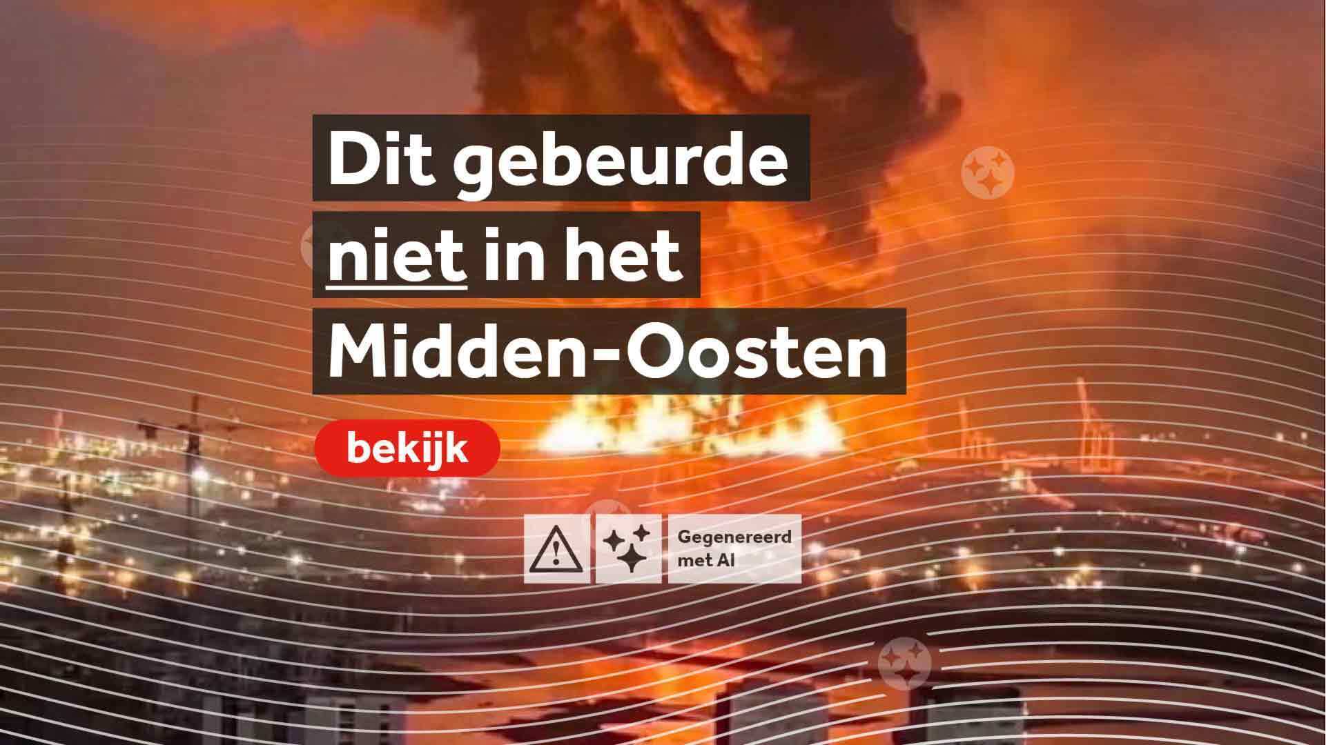 Dit gebeurde niet in het Midden-Oosten / NOS